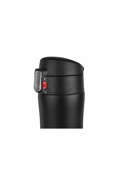 Kaliteli Çift Katman Paslanmaz Çelik 500 ml Termos Bardak Siyah - 5