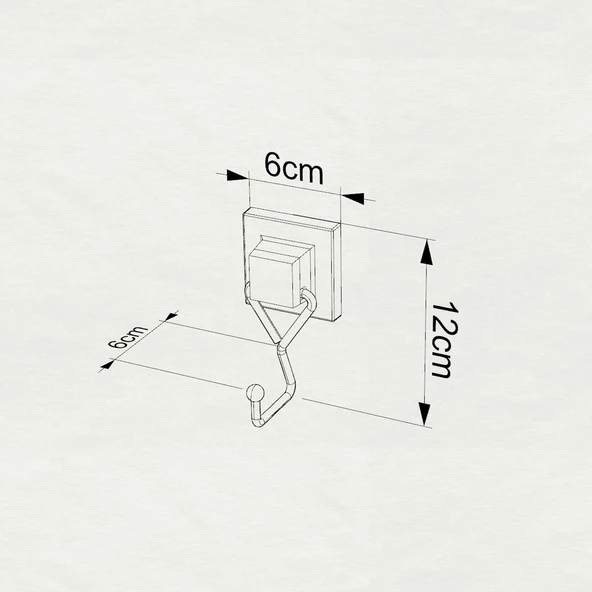 TEKNOTEL DELME VİDA MATKAP YOK! easyFIX YAPISKANLI TEKLİ ASKI MAT SİYAH EF237 - 3