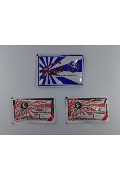 Viktoria Kumaş Boyası Al 2Pk+Fiske Sabitleme 1Pk ürün görseli 1