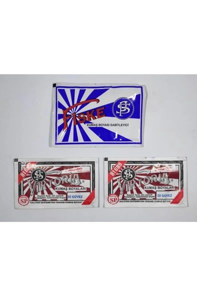 Kumaş Boyası 2 Pkt. Güvez+1 Pkt. Sabitleyici Fiske ürün görseli 1