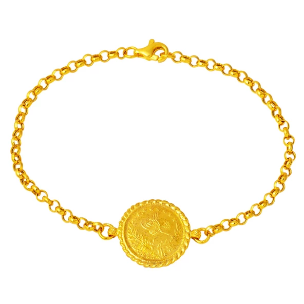 22 Ayar Altın Çeyrek Reşatlı Bileklik ürün görseli 1