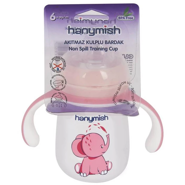 Hanymish 520 Akıtmaz Kulplu Bardak 260 ml - 3