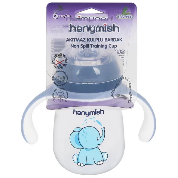 Hanymish 520 Akıtmaz Kulplu Bardak 260 ml - 2