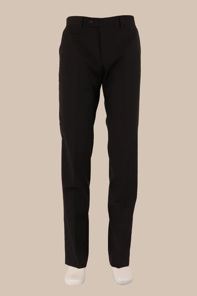 Regular Fit Yünlü Kumaş Pantolon - 2