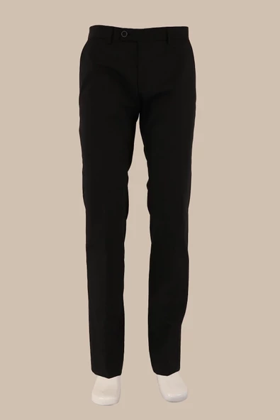 Regular Fit Yünlü Kumaş Pantolon - 2