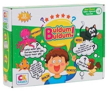 Eğitici Oyun Seti Buldum Buldum 32 Parça Puzzle