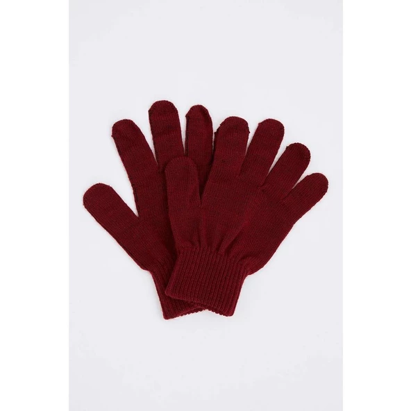Tiriko Kadın Eldiveni Bordo Standart