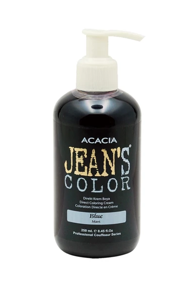 Jean's Color Mavi 250ml. Blue Amonyaksız Balyaj Renkli Saç Boyası