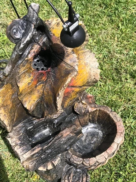 Led Aydınlatmalı Yaprak Model Dekoratif Şelale 50x30x24cm DW72076 - Resim 9