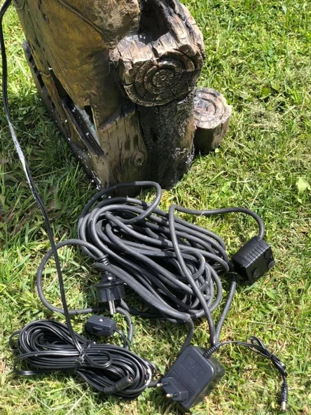 Led Aydınlatmalı Yaprak Model Dekoratif Şelale 50x30x24cm DW72076 - Resim 11