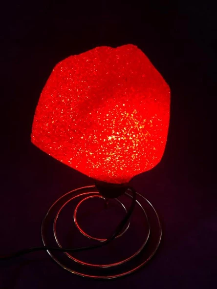 Dekoratif Kırmızı Dudak Gece Lambası 22x17 cm - 2