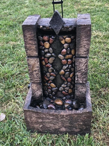 Ledli Dekoratif Şelale 33x20x13cm DW72129 - Masaüstü Şelale - Resim 8