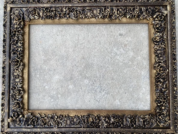 Dekoratif İşlemeli Ahşap Çerçeve 94x75cm 008 - 3