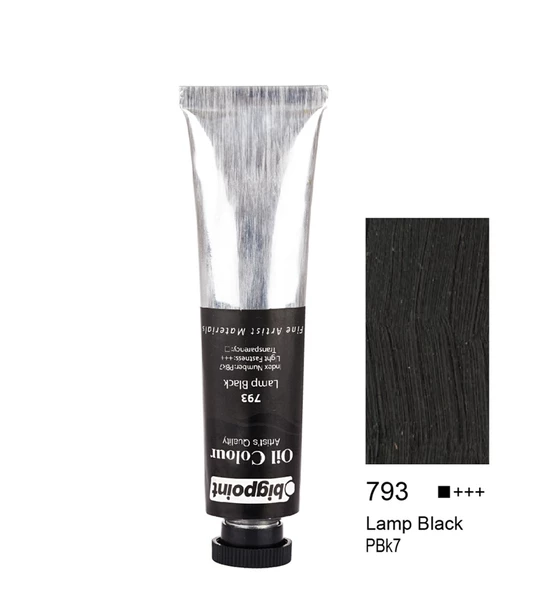 Bigpoint Yağlı Boya 45 Ml Lamp Black 793