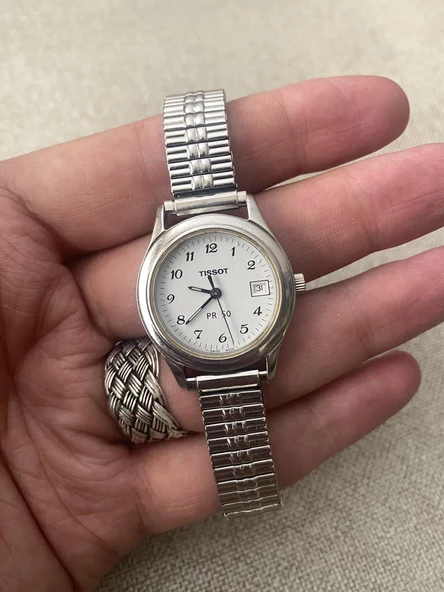 Tissot PR50 29mm Çelik Kordon Kadın Kol Saati J132/232K 2.El - 2