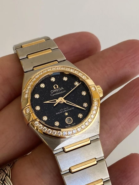 Omega Constellation Co-Axial Master Chronometer 29mm Kadın Kol Saati 13125292053001 - 9
