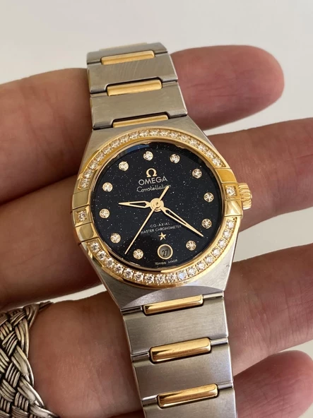 Omega Constellation Co-Axial Master Chronometer 29mm Kadın Kol Saati 13125292053001 - 4