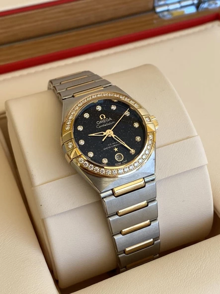 Omega Constellation Co-Axial Master Chronometer 29mm Kadın Kol Saati 13125292053001 - 5