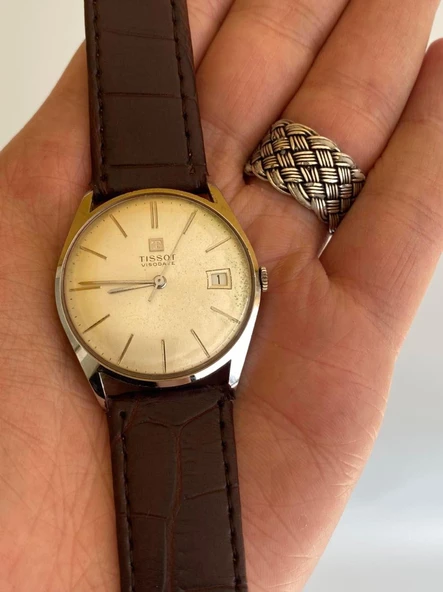 Tissot Visodate 35 mm Deri Kordon Erkek Kol Saati 2. El - 3