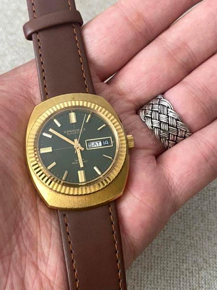 Bulova Caravelle N1 39 mm Deri Kordon Vintage Erkek Kol Saati 2. El ürün görseli