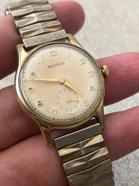 Benrus 31 mm Çelik Kordon Vintage Kol Saati 2. El - 7