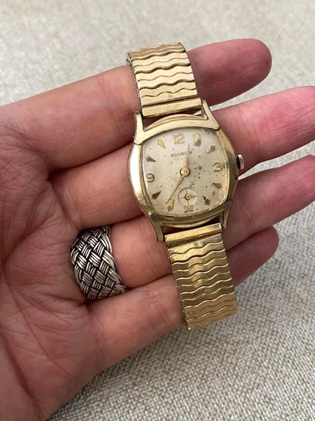 Benrus 27 mm Çelik Kordon Vintage Kol Saati 2. El - 4