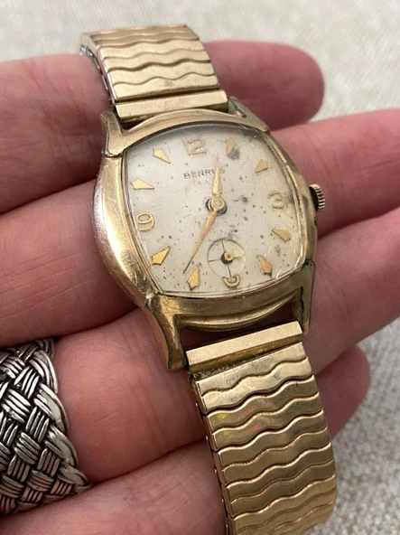 Benrus 27 mm Çelik Kordon Vintage Kol Saati 2. El - 6