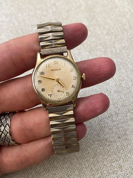 Benrus 31 mm Çelik Kordon Vintage Kol Saati 2. El - 8