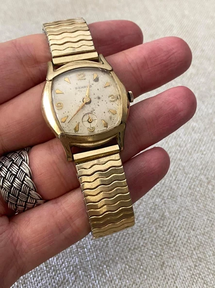 Benrus 27 mm Çelik Kordon Vintage Kol Saati 2. El - 7