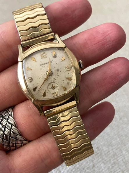 Benrus 27 mm Çelik Kordon Vintage Kol Saati 2. El - 9