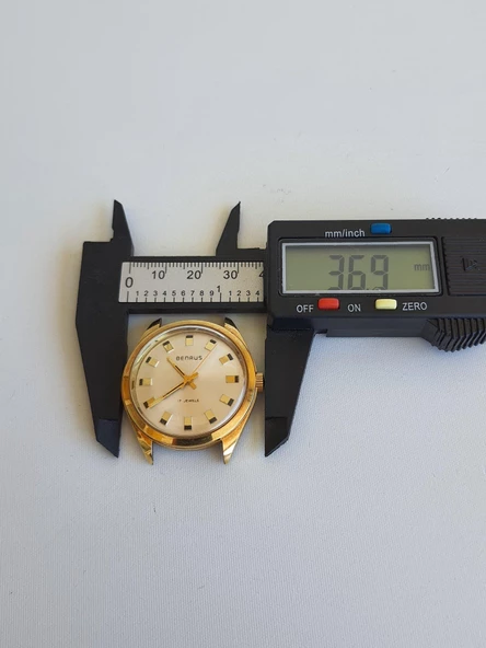 Benrus 35mm Vintage Kol Saati (Kordonsuz) 2. El - Resim 5