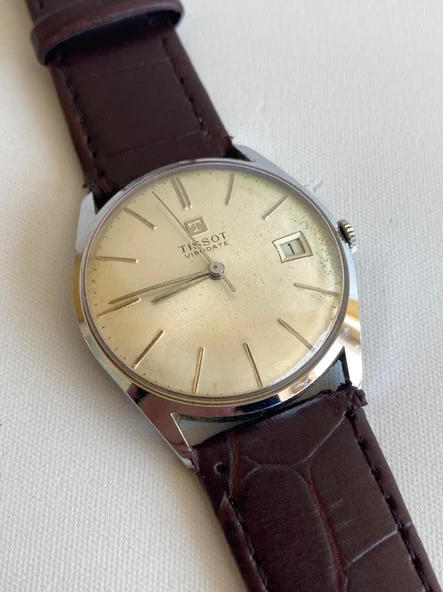 Tissot Visodate 35 mm Deri Kordon Erkek Kol Saati 2. El