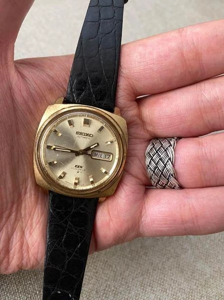 Seiko DX 36 mm Deri Kordon Vintage Erkek Kol Saati 6106-7129T 2. El ürün görseli