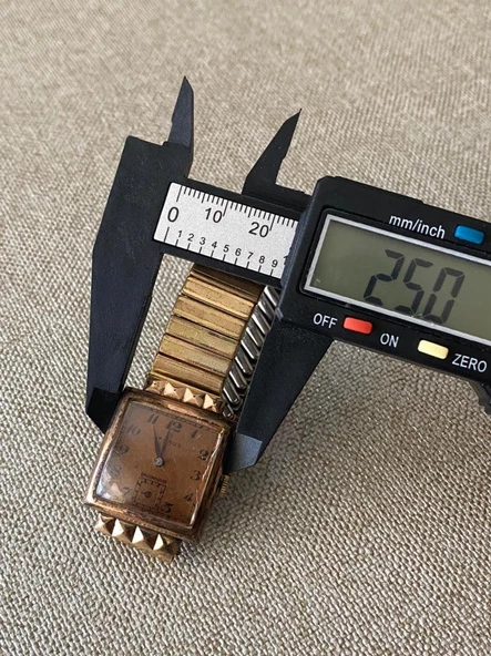 Benrus 25 mm Çelik Kordon Vintage Kadın Kol Saati 2. El - 3