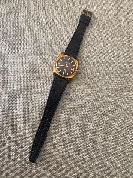 Pallas Adora 37 mm Deri Kordon Vintage Erkek Kol Saati 2. El - 2