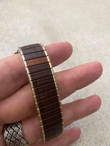 Revue 36 mm Çelik Kordon Vintage Erkek Kol Saati 2. El - Resim 8