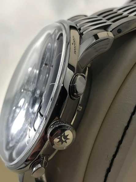 Junghans Meister 41mm Çelik Kordon Erkek Kol Saati 027/4528 - Resim 4