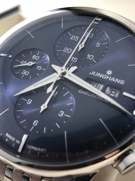 Junghans Meister 41mm Çelik Kordon Erkek Kol Saati 027/4528 - Resim 3