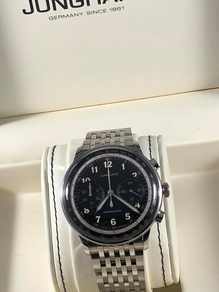 Junghans Meister Telemeter 41mm Çelik Kordon Erkek Kol Saati 027/3381 - 11