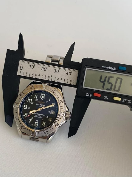 Breitling Superocean 40mm Çelik Kordon Erkek Kol Saati A17340 2. El - Resim 8