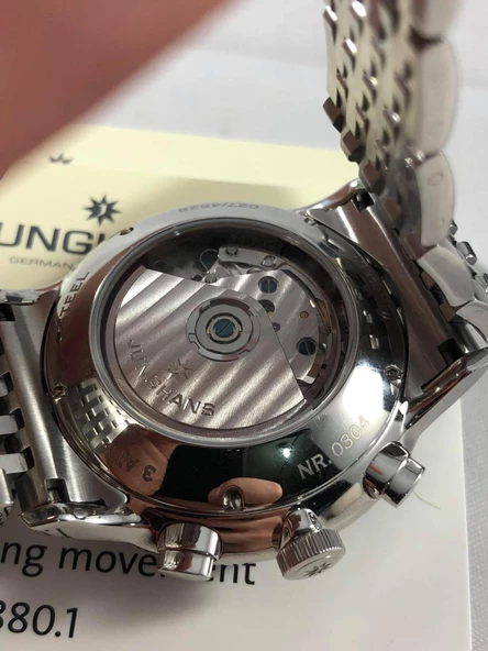 Junghans Meister 41mm Çelik Kordon Erkek Kol Saati 027/4528 - Resim 5