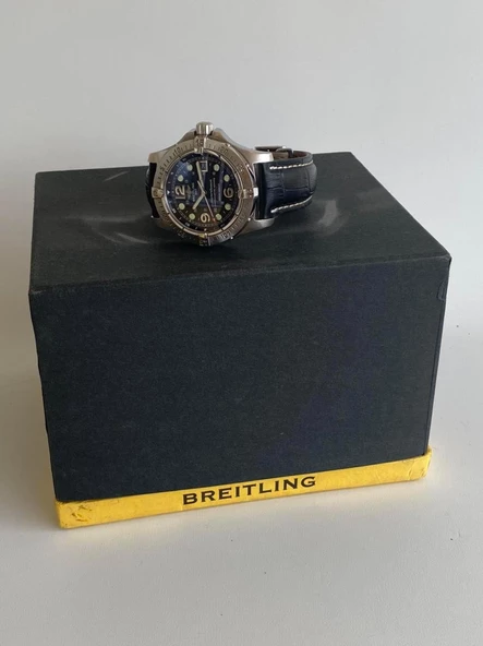 Breitling Superocean 44mm Deri Kordon Erkek Kol Saati A17390 2. El - 10