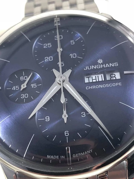 Junghans Meister 41mm Çelik Kordon Erkek Kol Saati 027/4528 - Resim 7