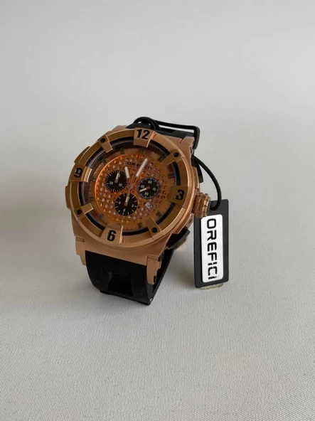 Orefici ORM14C4800 57mm Silikon Kordon Erkek Kol Saati - Resim 2