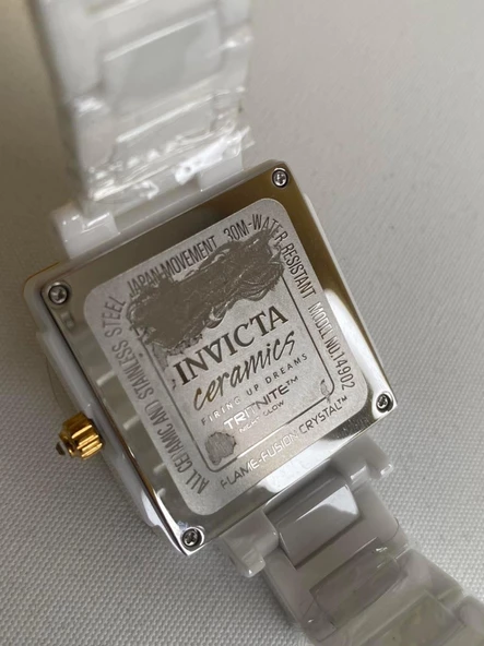 Invicta 14902 33mm Seramik Kordon Kadın Kol Saati - 7
