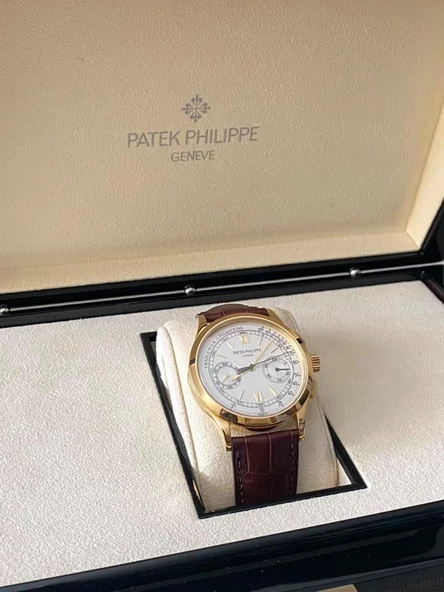 Patek Philippe Chronograph 18K Altın Erkek Kol Saati 5170J-001 - 11