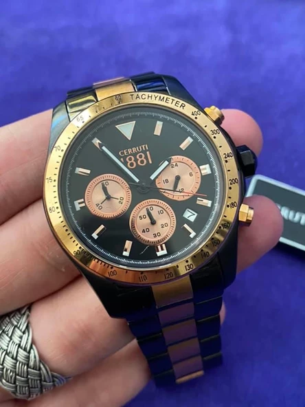 Cerruti 1881 40mm Çelik Kordon Erkek Kol Saati - 2