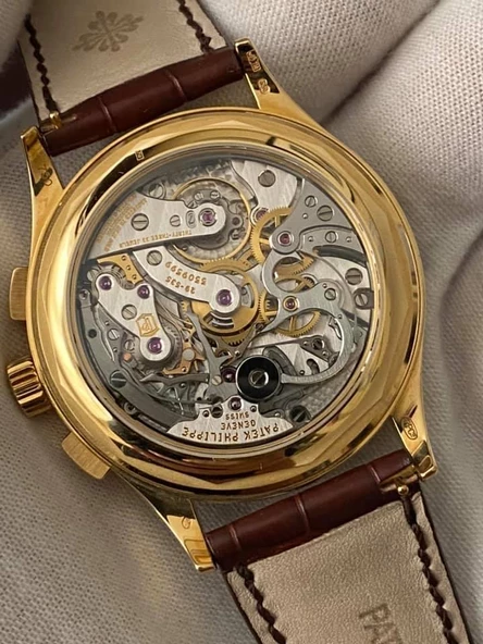 Patek Philippe Chronograph 18K Altın Erkek Kol Saati 5170J-001 - 4