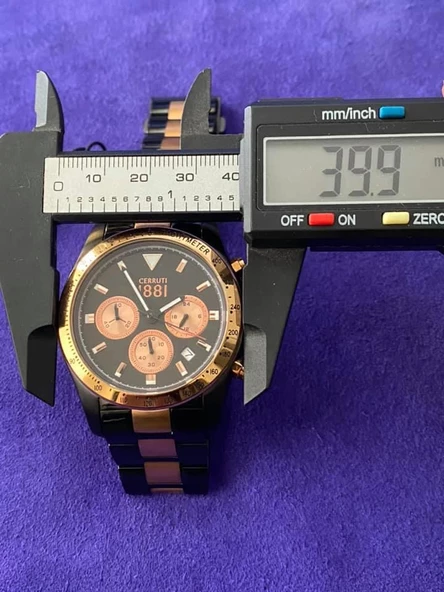 Cerruti 1881 40mm Çelik Kordon Erkek Kol Saati - 4