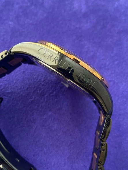 Cerruti 1881 40mm Çelik Kordon Erkek Kol Saati - 3